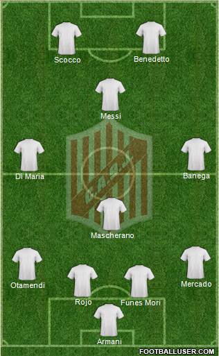 9 de Julio Formation 2018