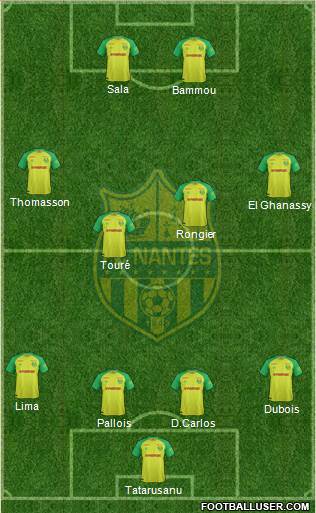 FC Nantes Formation 2018