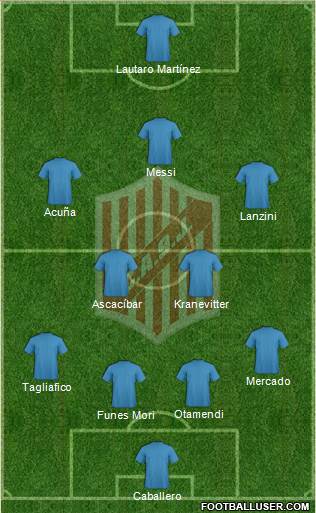 9 de Julio Formation 2018