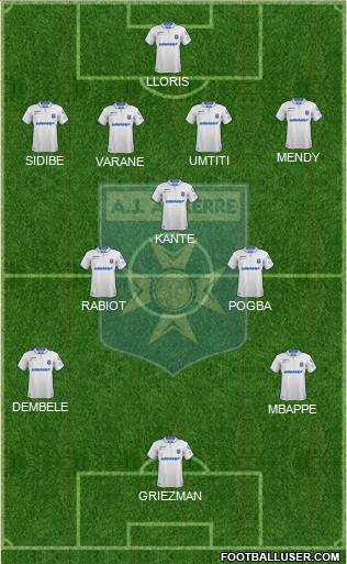 A.J. Auxerre Formation 2018