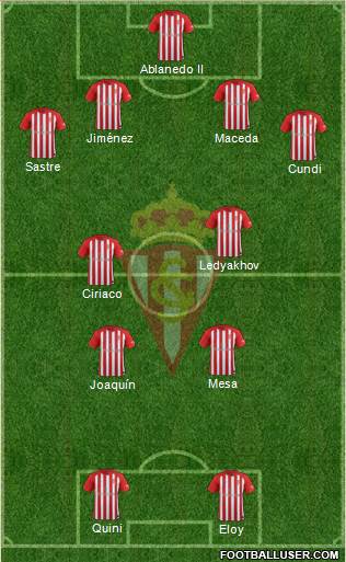 Real Sporting S.A.D. Formation 2018