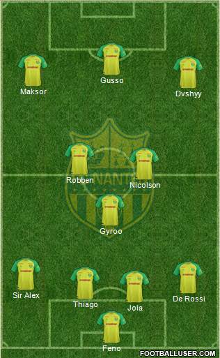 FC Nantes Formation 2018