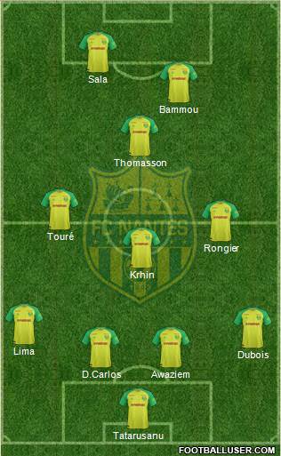 FC Nantes Formation 2018