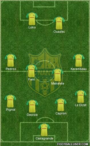 FC Nantes Formation 2018