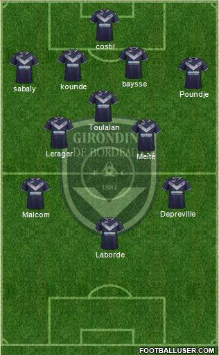 FC Girondins de Bordeaux Formation 2018