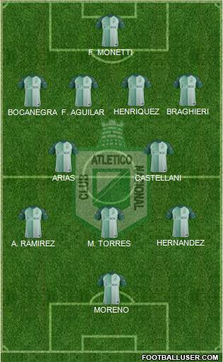 CDC Atlético Nacional Formation 2018