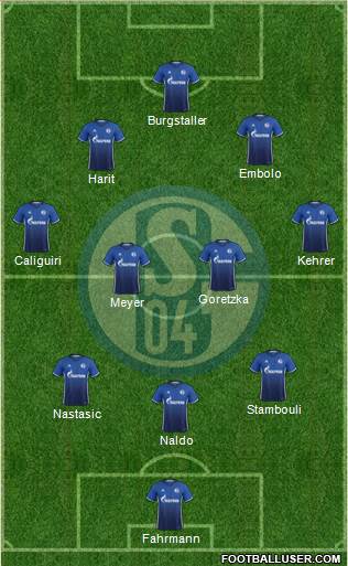 FC Schalke 04 Formation 2018