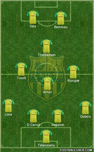 FC Nantes Formation 2018