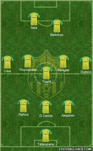 FC Nantes Formation 2018