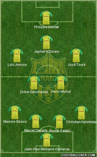 FC Nantes Formation 2018