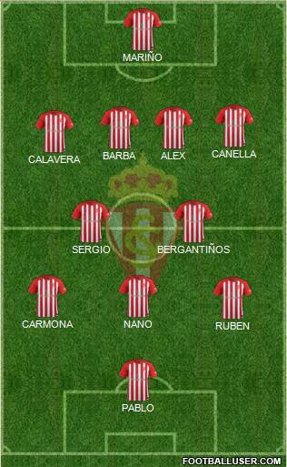 Real Sporting S.A.D. Formation 2018