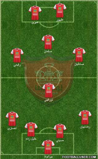 Persepolis Tehran Formation 2018