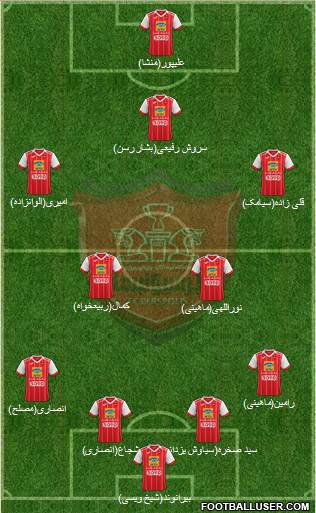 Persepolis Tehran Formation 2018