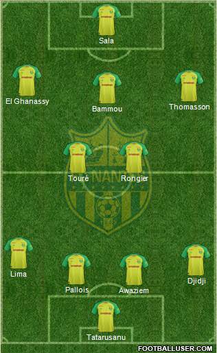 FC Nantes Formation 2018