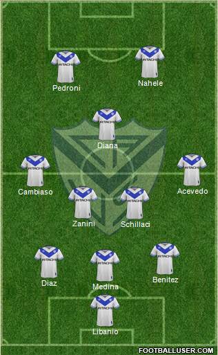 Vélez Sarsfield Formation 2018