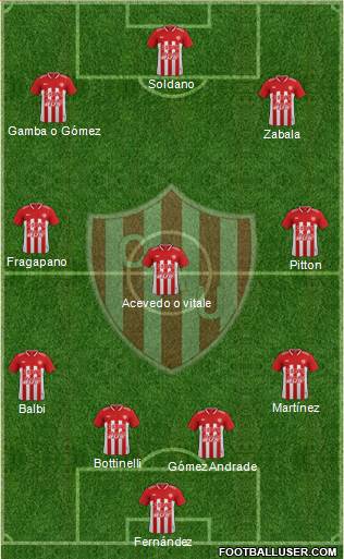 Unión de Santa Fe Formation 2018