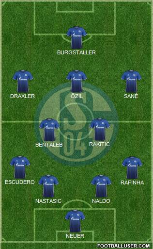 FC Schalke 04 Formation 2018