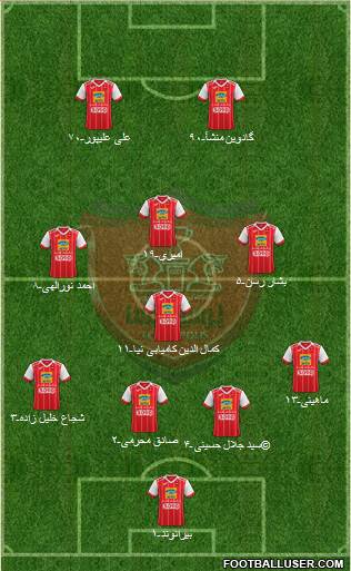 Persepolis Tehran Formation 2018