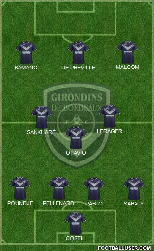 FC Girondins de Bordeaux Formation 2018