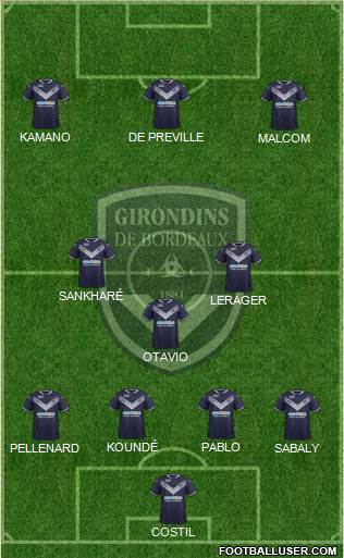 FC Girondins de Bordeaux Formation 2018