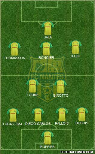 FC Nantes Formation 2018