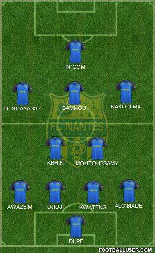 FC Nantes Formation 2018