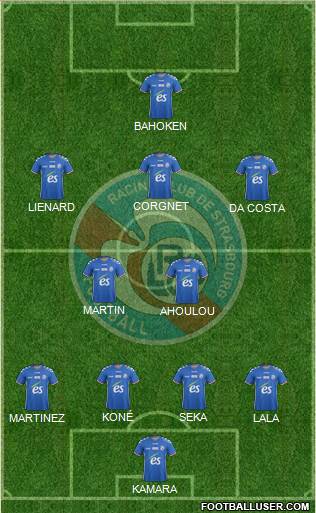 Racing Club de Strasbourg-Football Formation 2018