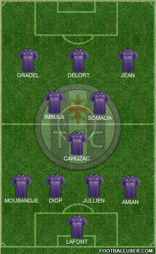 Toulouse Football Club Formation 2018