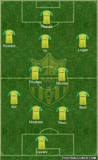 FC Nantes Formation 2018