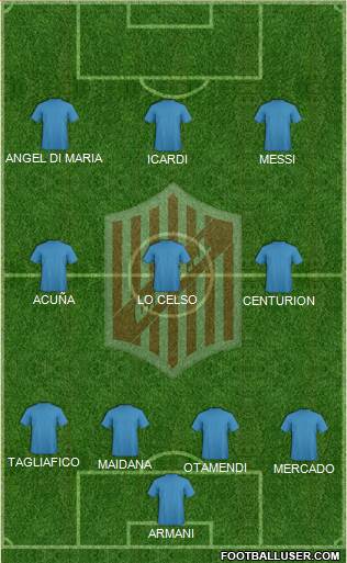 9 de Julio Formation 2018