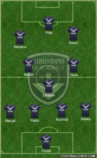 FC Girondins de Bordeaux Formation 2018