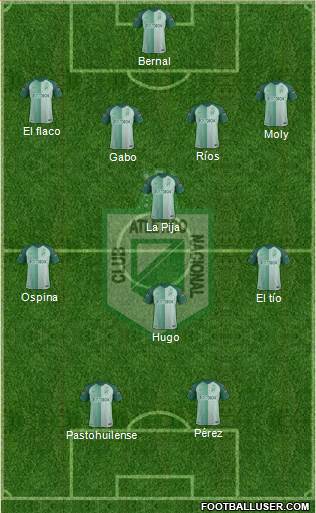 CDC Atlético Nacional Formation 2018