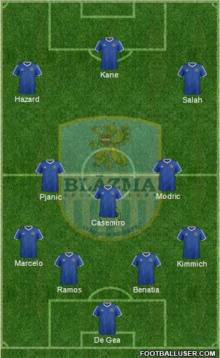 FK Blazma Rezekne Formation 2018