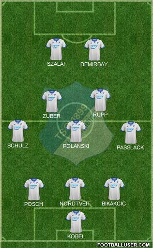 TSG 1899 Hoffenheim Formation 2018