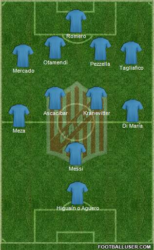 9 de Julio Formation 2018