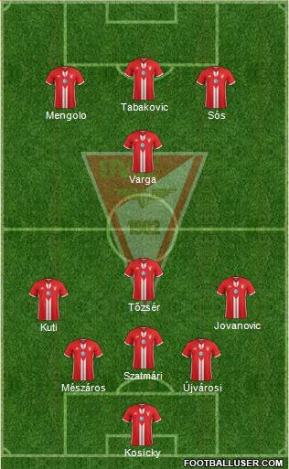 Debreceni VSC Formation 2018