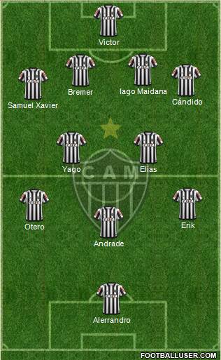 C Atlético Mineiro Formation 2018