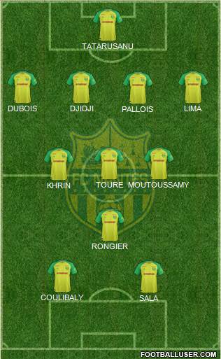 FC Nantes Formation 2018