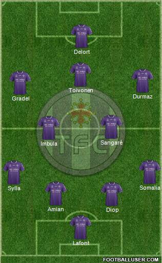 Toulouse Football Club Formation 2018