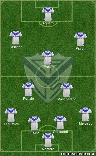 Vélez Sarsfield Formation 2018