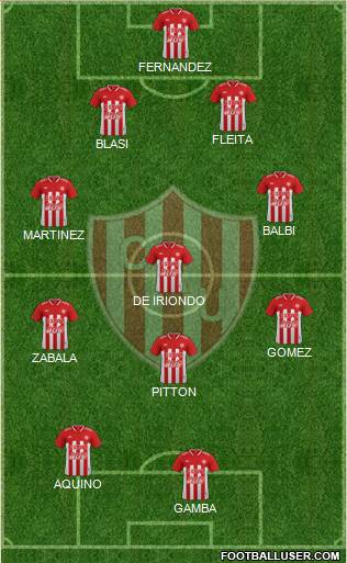 Unión de Santa Fe Formation 2018