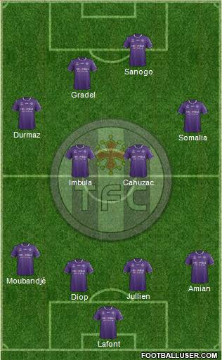 Toulouse Football Club Formation 2018