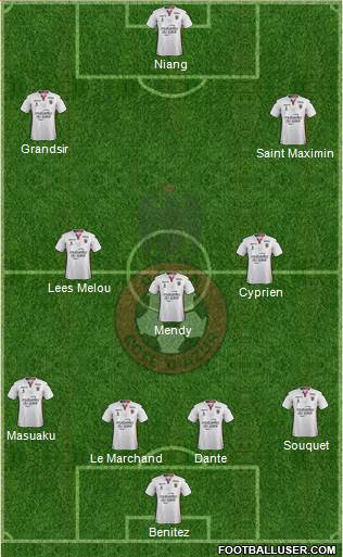 OGC Nice Côte d'Azur Formation 2018