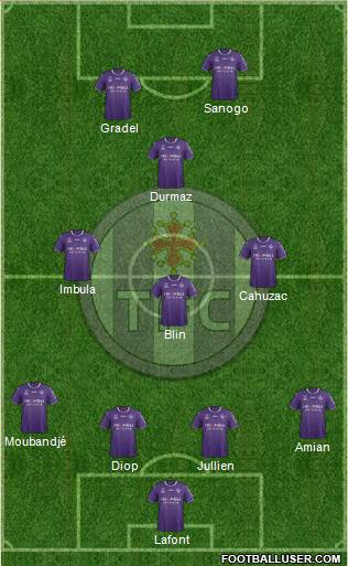 Toulouse Football Club Formation 2018