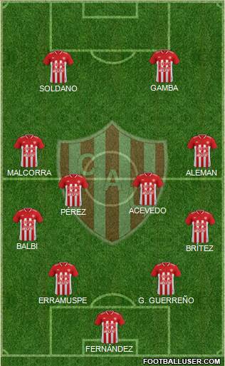 Unión de Santa Fe Formation 2018