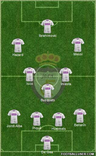 Real Jaén C.F. Formation 2018