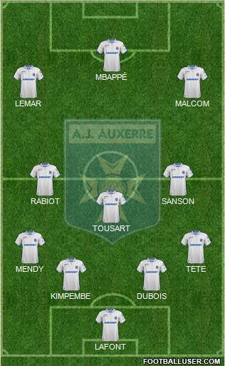 A.J. Auxerre Formation 2018