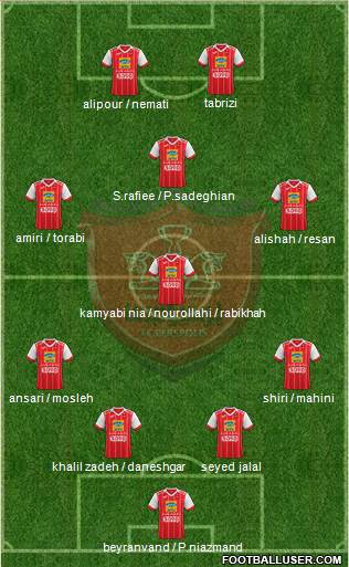 Persepolis Tehran Formation 2018