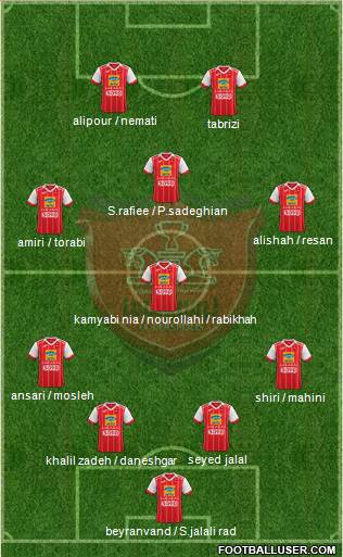 Persepolis Tehran Formation 2018