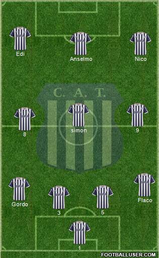 Talleres de Córdoba Formation 2018